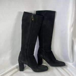 Gucci Monogram GG Knee High / Mid Rise Boots in Size 35 1/2